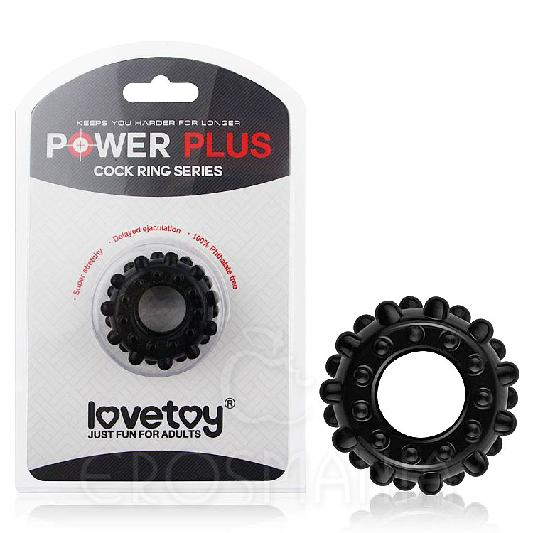 Power Plus Cock Ring Series - Black - Anel Peniano