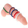 Rainbow Silicone Pleasure Rings - Kit 5 anéis (Imagem 2 de 3)