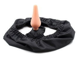 Calcinha com Plug Anal Interno