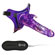 Harness Rabbit Dong 8,5" Purple - Cinta 10 funções (Imagem 1 de 2)