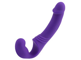 Double Rider Strapless Vibrator Purple - 10 modos