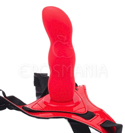 Deep Climax Strap On Red - Cinta com Dildo Ponto G