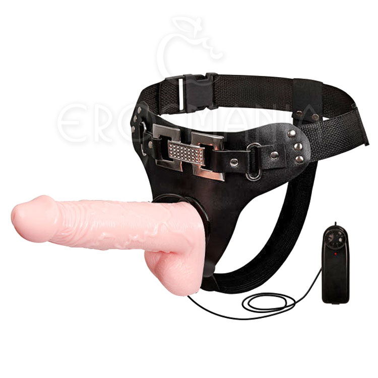 Sensual Confort Strap-on Flesh - Pênis Vibrador