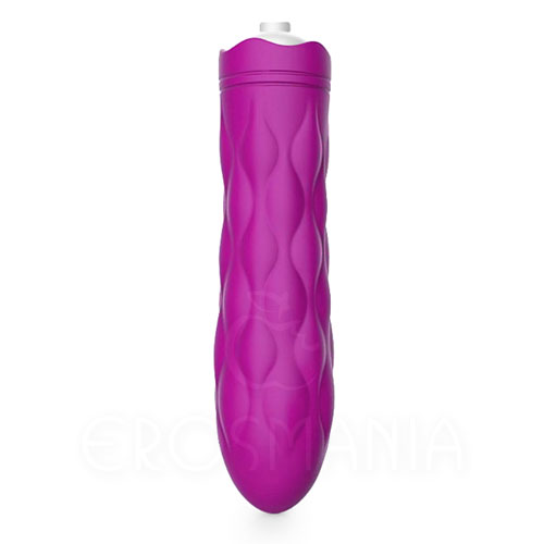 Pineapple G-spot Silicone Vibrator Purple