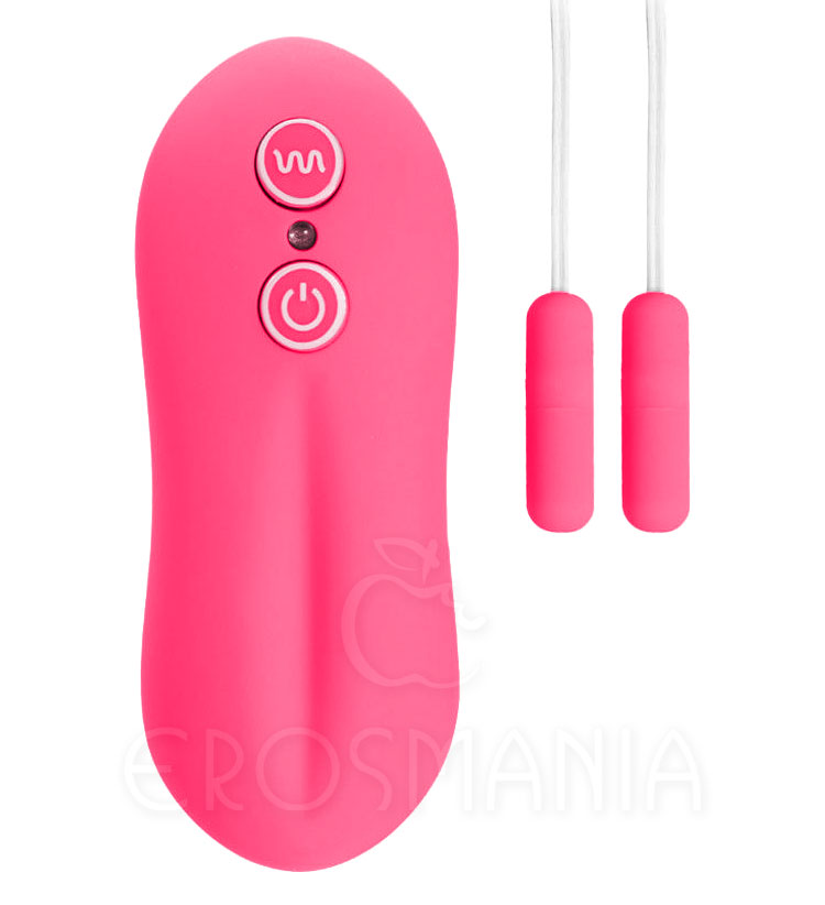 10 Function Dual Micro Bullets Vibrator Pink