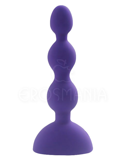 Anal Beads-S Purple - Plug Anal Vibrador Silicone