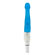 Pênis Sinuoso Jelly Azul - Vibrador Anal (Imagem 2 de 2)