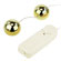 Vibrating Golden Balls - 2 Bolas Anais Vibradoras (Imagem 1 de 2)