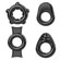 Cock Rings Set B - Kit com 4 Anéis Penianos (Imagem 1 de 3)
