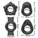 Cock Rings Set B - Kit com 4 Anéis Penianos (Imagem 2 de 3)