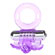 Butterfly Purple Vibrating Cock Ring - 7 funções (Imagem 2 de 2)