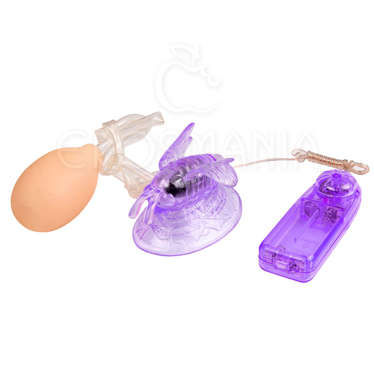 Butterfly Clitoral Pump Purple - Suga e vibra