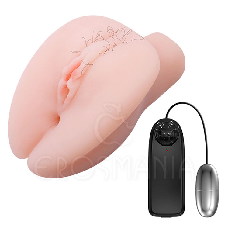 Little Butt - Vagina e Ânus Cyberskin - Com vibro