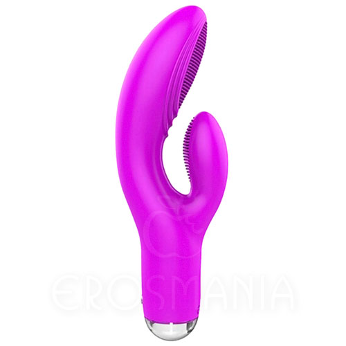 Dora Rechargeable Silicone Vibrator Purple - 5 vel