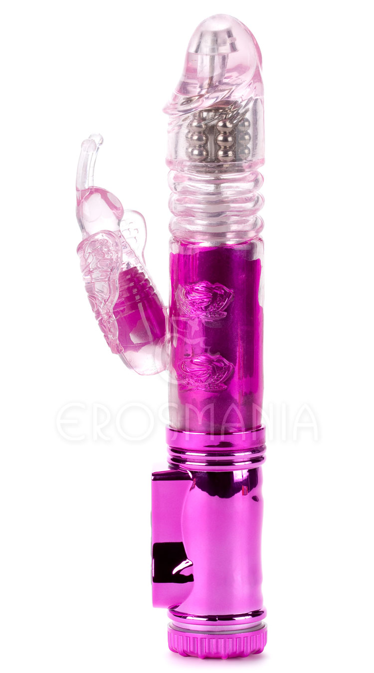 Passion Wage Jack Rabbit Pink -Vibrador sobe-desce