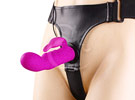 Silicone Ultra Harness Strap-on - 2 vibradores Silicone Ultra Harness Strap-on - 2 vibradores