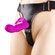 Silicone Ultra Harness Strap-on - 2 vibradores (Imagem 1 de 3)