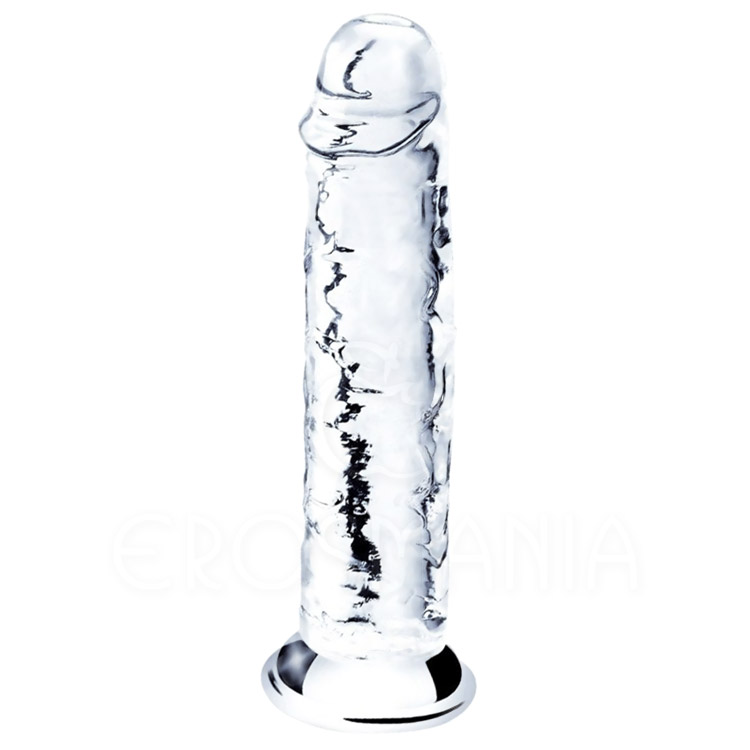 Flawless Clear 7.0" - Pênis maciço transparente