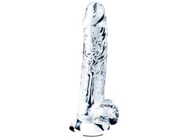 7.5" Flawless Clear - Pênis com ventosa