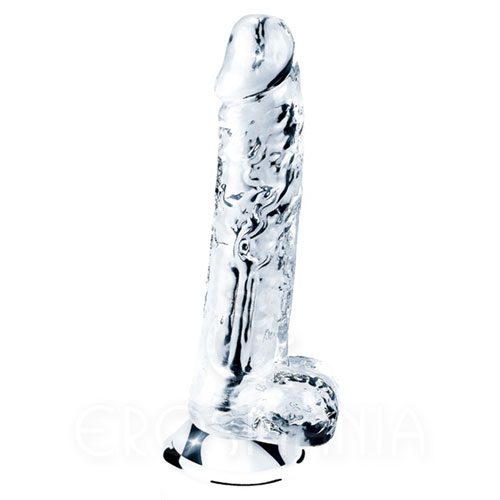 7.5" Flawless Clear - Pênis com ventosa