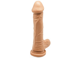 8" Carved Dong Flesh - Pênis com Ventosa