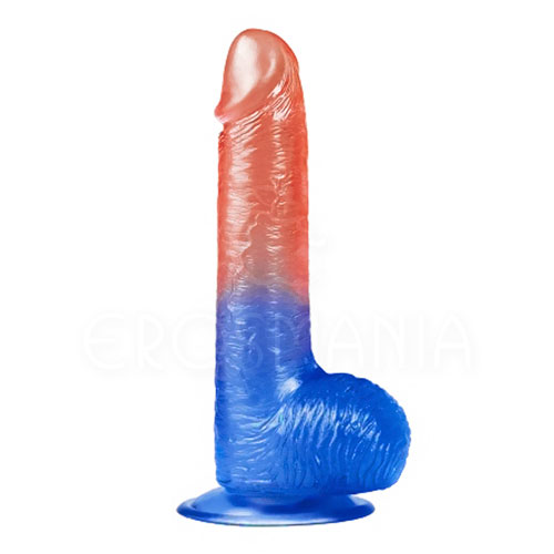 Dazzle Studs 7.5" - Pênis Duocolor - Silicone
