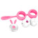 Remote Control Vibrating Balls Pink - 12 funções (Imagem 1 de 2)