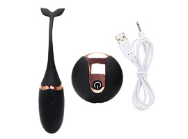 Vibrating Remote Kegel Exerciser Black - 7 Funções