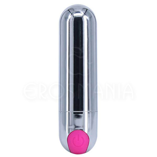 Rechargeable Power Bullet Silver - 10 funções