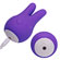 Nelly Bunny Purple - Vibrador recarregável 6 modos (Imagem 2 de 3)
