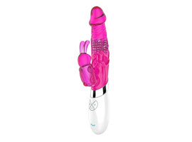 Haloy Silicone Rabbit Pink - Recarregável - 21cm
