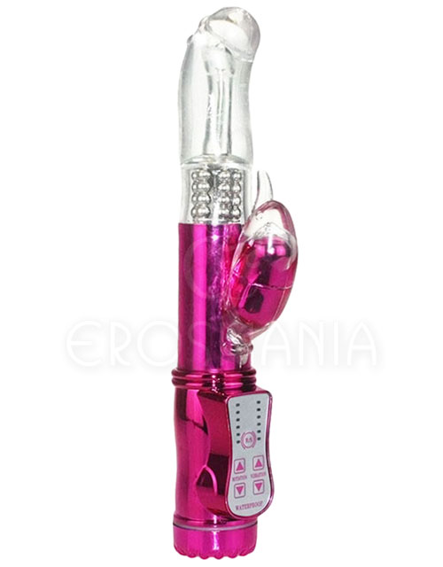 Metallic Penguin Rotating Pink - Recarregável