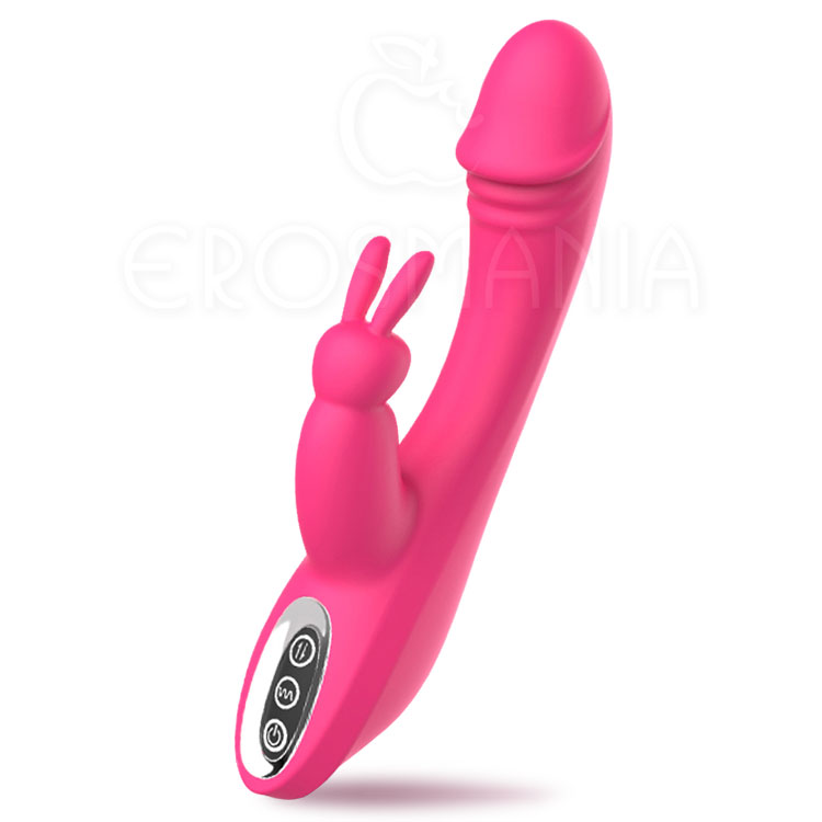 Olly Rabbit Vibrator - Ponto G e Clitóris-Silicone