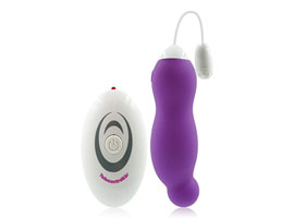 Remote Control Vibrating Massager Purple -Silicone