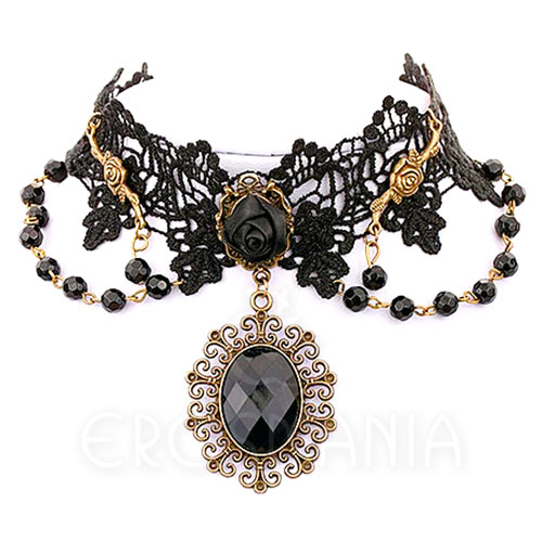 Colar Gótico Dark Stone