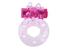 Vibrating Cock Ring Anel Vibrador Bunny - Silicone