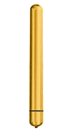 5.5" Power Bullet Gold - Vibrador bastão 10 modos