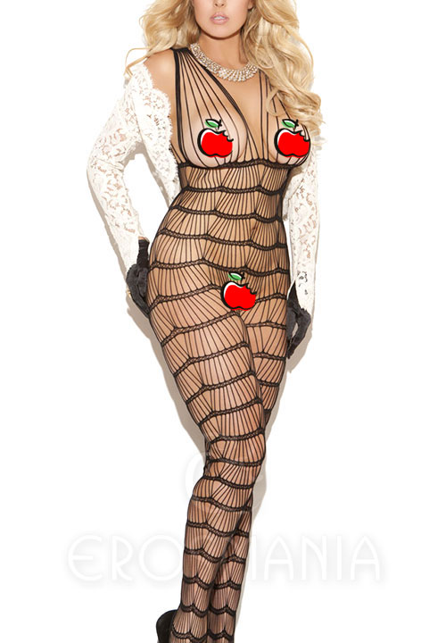Bodystocking Plus Size - Vazado Multi Alças