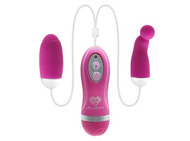 MBQ Vibrating Egg Magenta -Vibrador Duplo 30 modos
