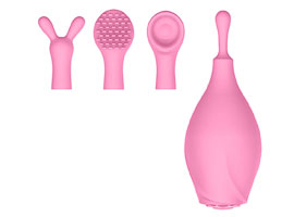 Dibe Mini Sex Massager Pink - Vibrador 4 pontas