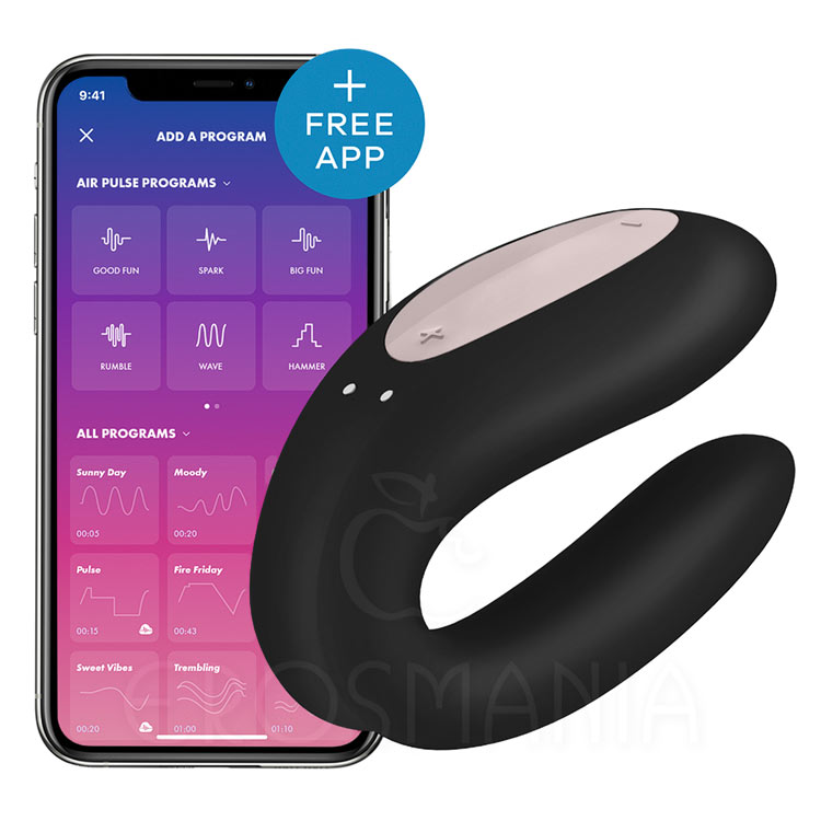 Satisfyer Double Joy Black - Vibrador Casal