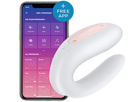 Satisfyer Double Joy White - Vibrador Casal