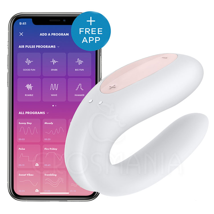 Satisfyer Double Joy White - Vibrador Casal