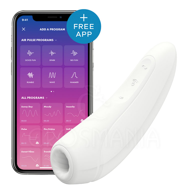 Satisfyer Curvy 1+ Branco - Suga e Vibra
