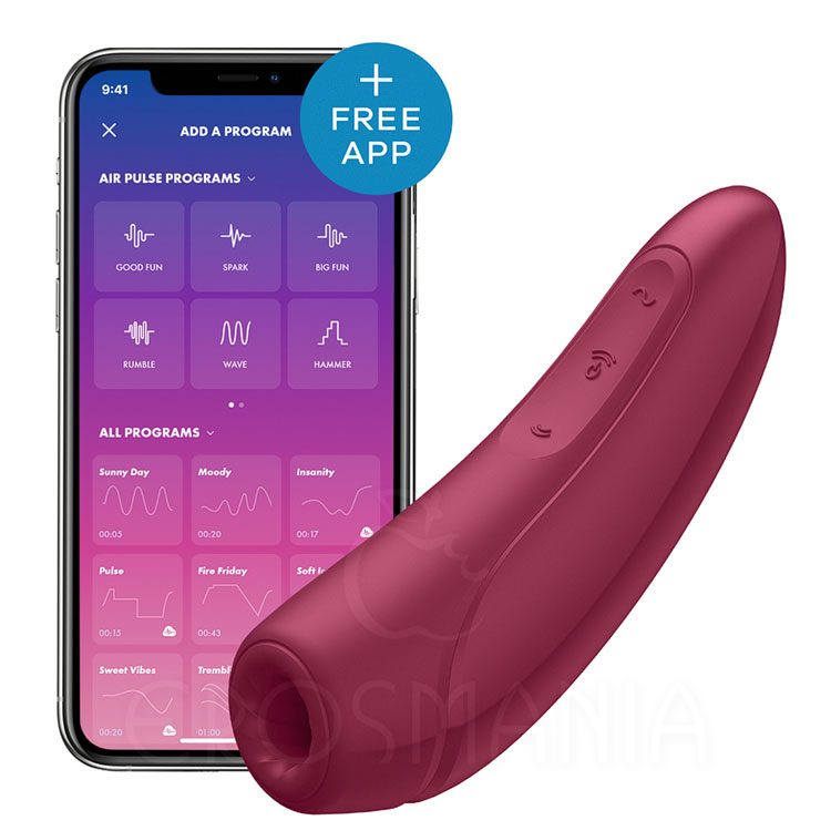 Satisfyer Curvy 1+ Bordô - Suga e Vibra