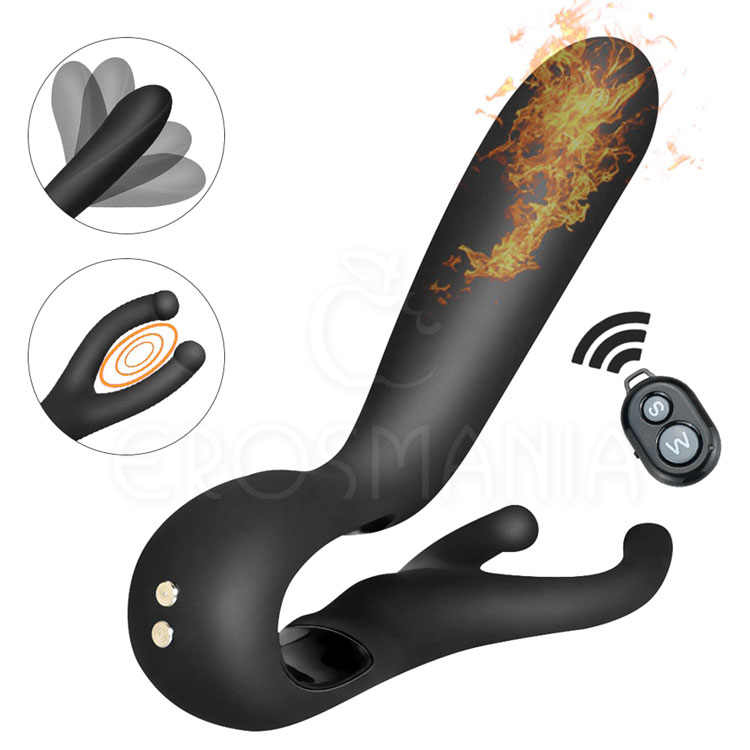 Massageador de Próstata - Vibra, Gira e Aquece
