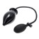 Pump N' Play Black - Plug anal Inflável (Imagem 1 de 3)