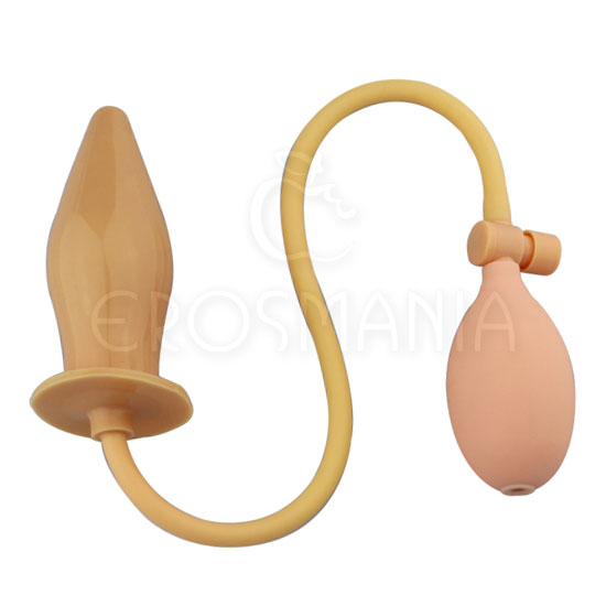Pump N' Play Plug Flesh - Plug anal Inflável