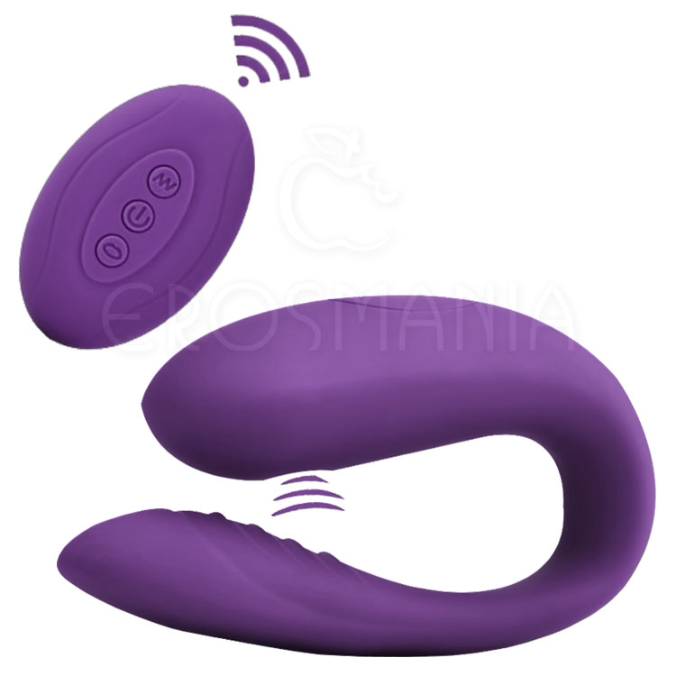 Vibrador Casal com Estimulador Sucção / Pulsação