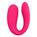 Couple Vibrating Pink - Silicone - Vibrador Casal (Imagem 1 de 3)